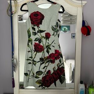 Dolce Gabbana Flower Dress Authentic